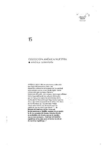 Los aztecas bajo el dominio español. 1519-1810