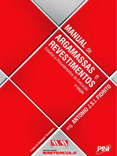 Manual de Argamassas e Revestimentos