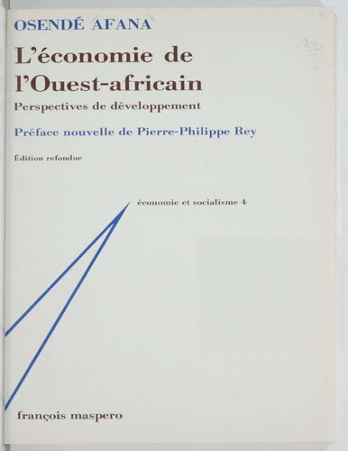 L'économie de l'Ouest africain : perspectives de développement