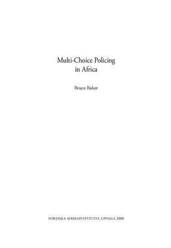 Multi-Choice Policing in Africa