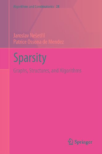 Sparsity. Graphs, Structures, and Algorithms