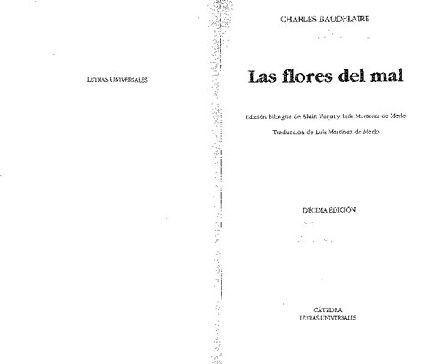 Las flores del mal