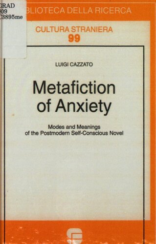 Metafiction of anxiety : modes and meanings of the postmodern self-conscious novel