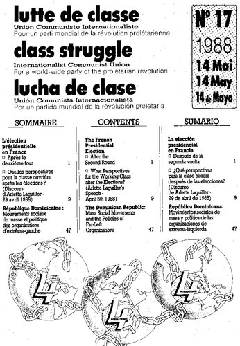 lutte de classe / class struggle / lucha de clase FRA/ENG/ESP trilingual edition #17