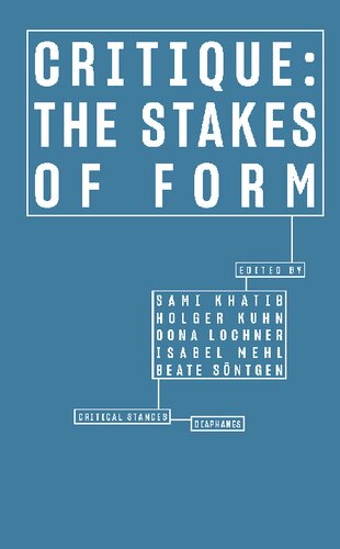 Critique: The Stakes of Form