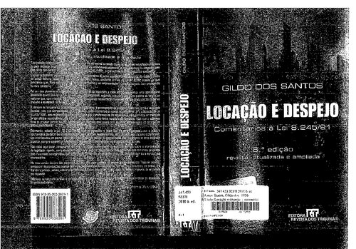 Locação e despejo : comentários à Lei 8,245/91