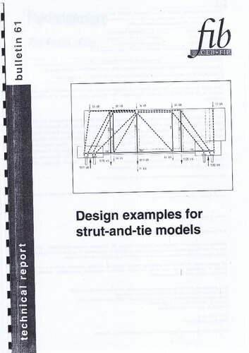 Design examples for strut and tie models