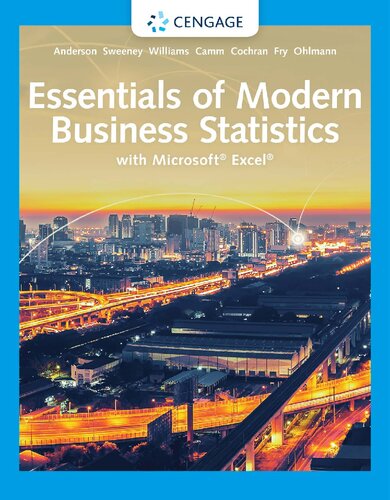 Essentials of Modern Business Statistics with Microsoft Excel