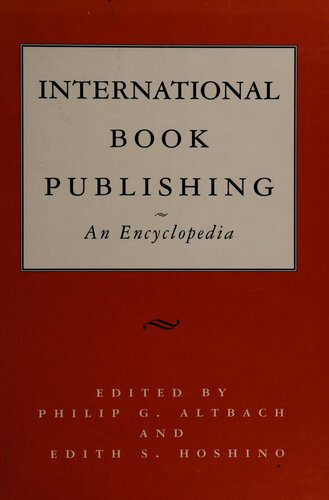 International Book Publishing: An Encyclopedia