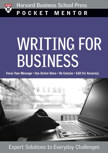 Writing for Business: Expert Solutions to Everyday Challenges