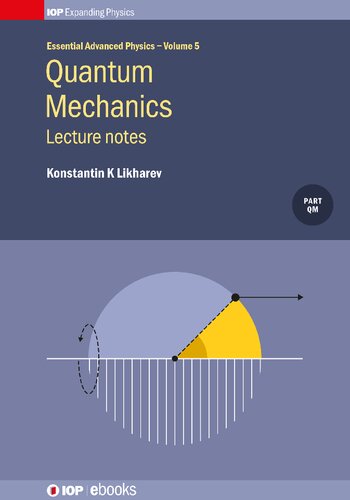 Quantum mechanics : lecture notes