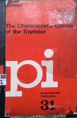 The characteristic curves of the thyristor