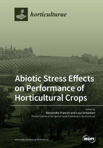 Abiotic Stress Effects on Performance of Horticultural Crops