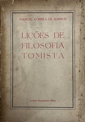 Lições de Filosofia Tomista