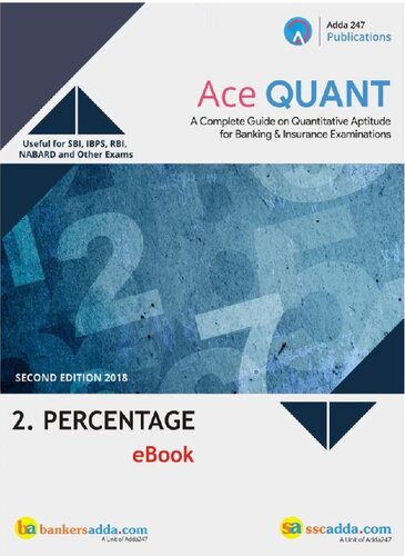 Ace Quant : A complete guide on quantitative aptitude for banking & Insurance Examinations