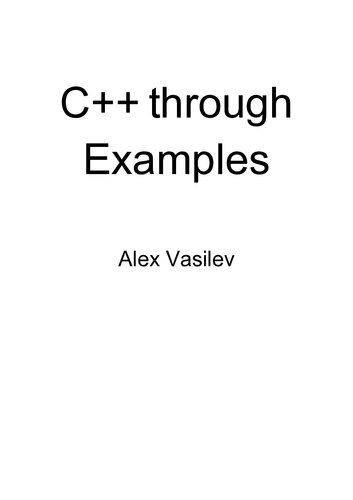 C++ through Examples