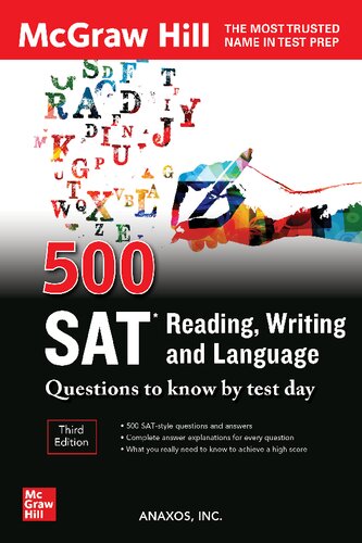 500 SAT READING, WRITING AND LANGUAGE QUESTIONS TO KNOW BY TEST DAY.