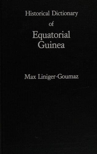 Historical Dictionary of Equatorial Guinea