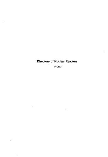 Directory of Nuclear Reactors, Vol. 9. Power Reactors (Supplement to Vol. 4 and 7)