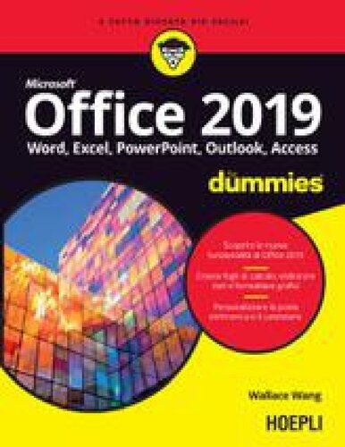 Office 2019 for dummies: Word, Excel, Power Point, Outlook, Access