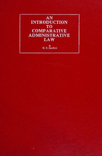 An Introduction to Comparative Administrative Law