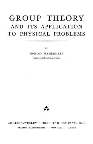 Group Theory and its Application to Physical Problem