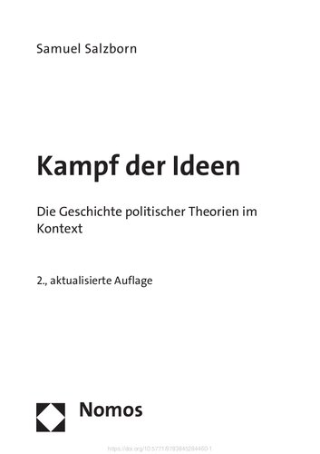 Kampf der Ideen. Die Geschichte politischer Theorien im Kontext