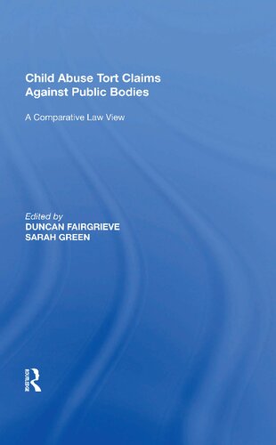 Child Abuse Tort Claims Against Public Bodies: A Comparative Law View