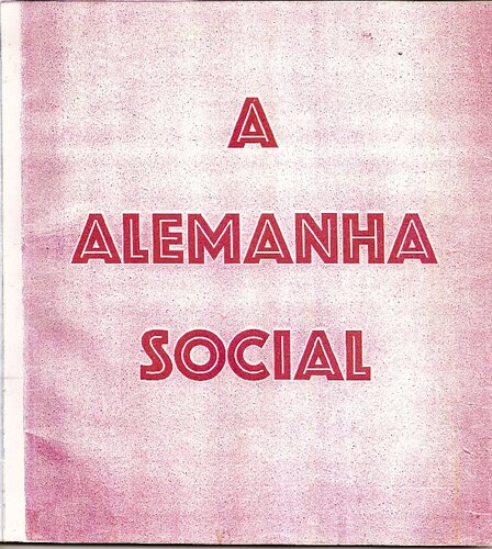 A Alemanha social - Original