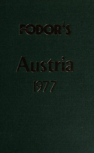 Fodor's Austria 1977