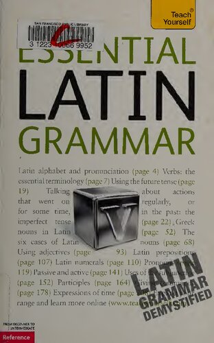 Teach Yourself Essential Latin Grammar