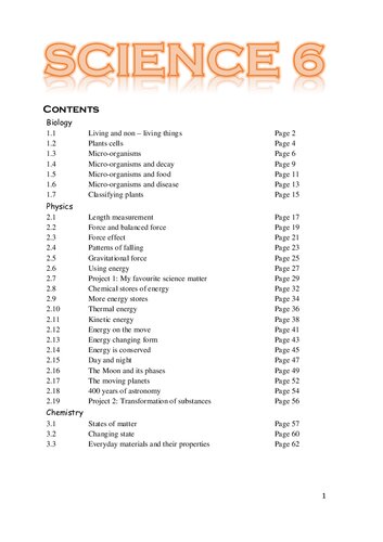 Science 6 (science schoolbook for grade 6 students)