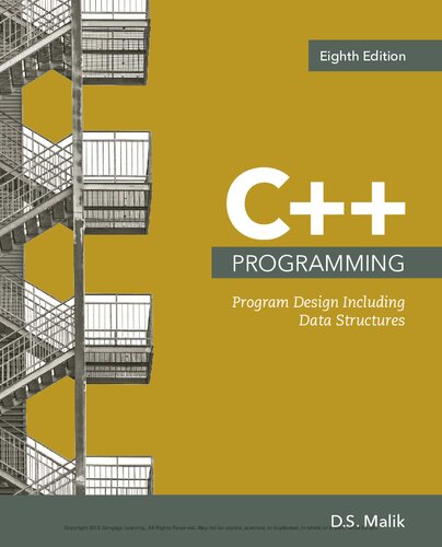 C++ Programming: Program Design Including Data Structures