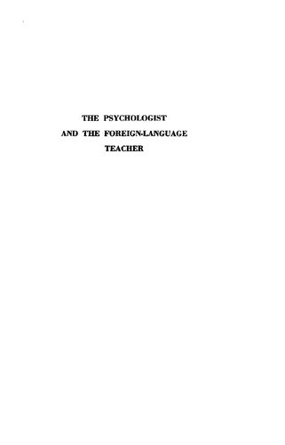 The psychologist and the foreign-language teacher