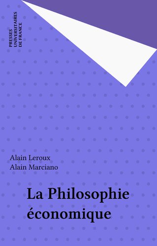 La Philosophie économique