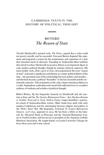 The Reason of State