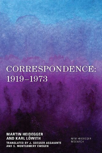 Correspondence 1919–1973