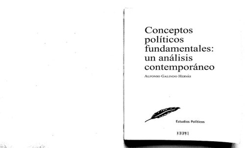 Conceptos políticos fundamentales: un análisis contemporáneo