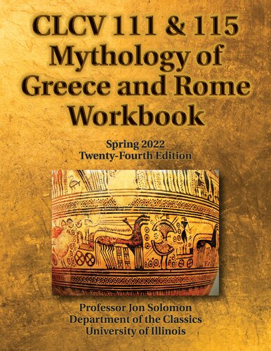 CLCV 111 & 115 Mythology of Greece and Rome Workbook