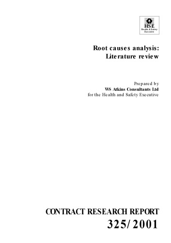 Root Causes Analysis (Contract Research Report)