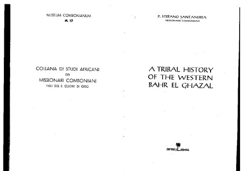 A tribal history of the western Bahr el Ghazal