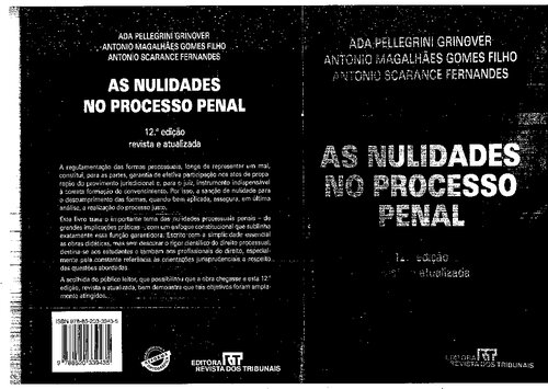 As Nulidades No Processo Penal