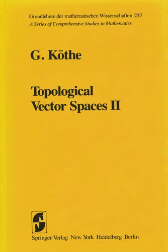 Topological Vector Spaces II