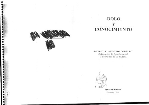 dolo y conocimiento