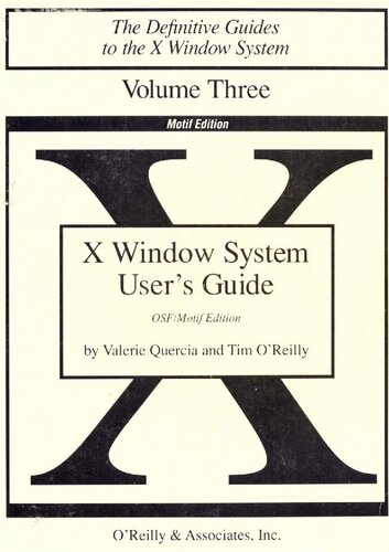 X Window System User’s Guide (ocr processed)