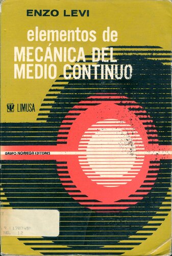 Elementos de Mecanica del Medio Continuo