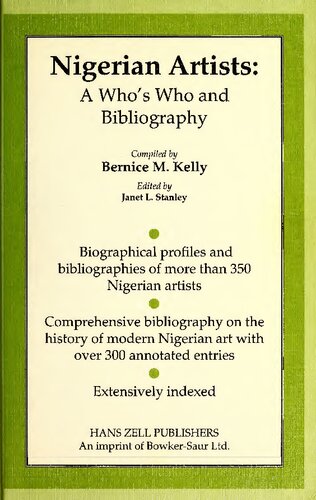 Nigerian Artists: A Who's Who & Bibliography