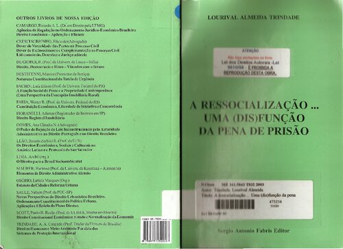 Ressocializaçao... Uma Disfunçao Da Pena De Prisao