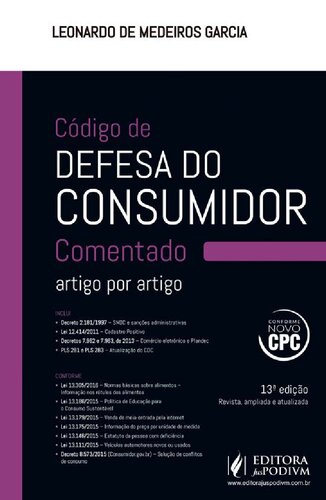 Código de Defesa do Consumidor: Comentado Artigo por Artigo