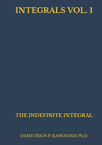 Integrals Vol 1